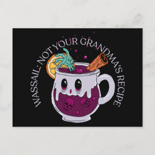 Zombie Weihnachts-Wassail Postkarte