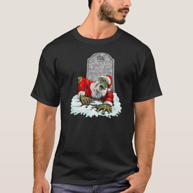 Zombie-WeihnachtsHorror T-Shirt (Vorderseite)