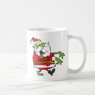 Zombie-Weihnachtsmann Kaffeetasse