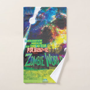 Zombie-Welten Halloween-Galaxie des Grauens Handtuch