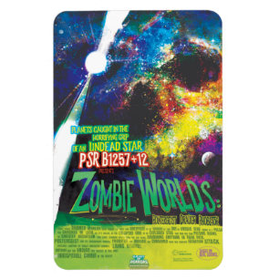 Zombie-Welten Halloween-Galaxie des Grauens Magnet
