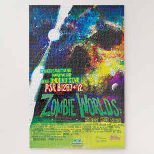 Zombie-Welten Halloween-Galaxie des Grauens Puzzle