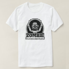 ZOMBIE Wir Wollte Ihr Gehirn VER.3 Schwarz & Weiß T-Shirt