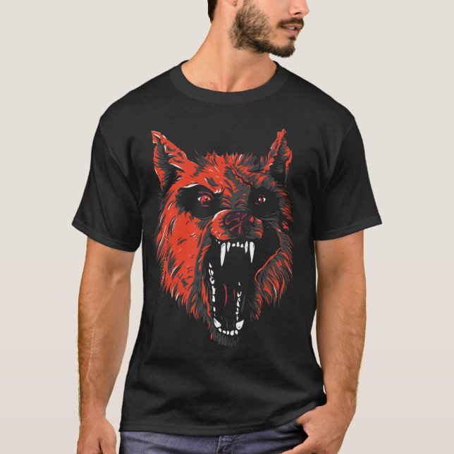 Zombie Wolf T-Shirt (Vorderseite)