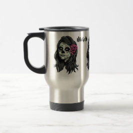 Zombie Woman individuelle Name Tasse