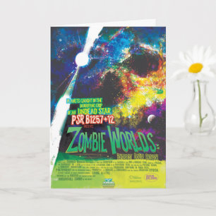 Zombie Worlds Halloween Galaxie der Horror Karte