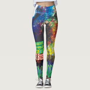 Zombie Worlds Halloween Galaxie der Horror Leggings