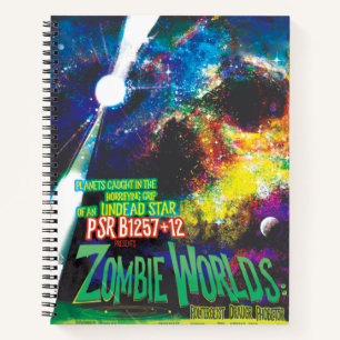 Zombie Worlds Halloween Galaxie der Horror Notizbuch