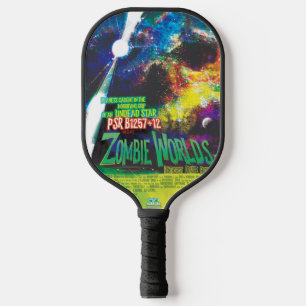 Zombie Worlds Halloween Galaxie der Horror Pickleball Schläger