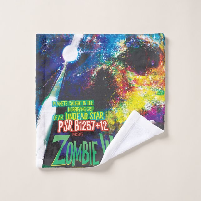 Zombie Worlds Halloween Galaxie der Horror Waschlappen (Waschlappen)