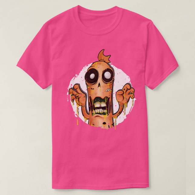 Zombie-Wurst T-Shirt (Design vorne)