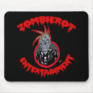 "Zombie Xtoph" Zombierot Logo Mousepad