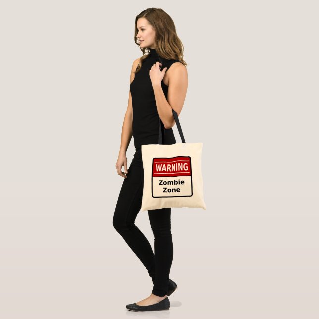 Zombie Zone Tote Bag Tragetasche (Vorderseite (Model))