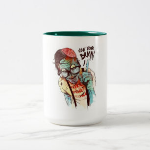 ZOMBIE ZWEIFARBIGE TASSE