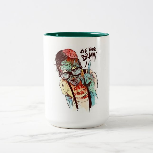 ZOMBIE ZWEIFARBIGE TASSE (Mittel)