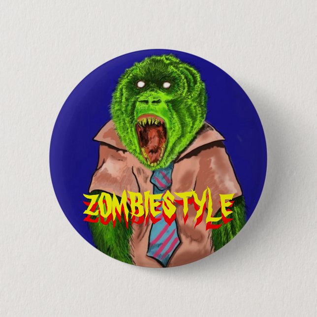 Zombieaffe, ZOMBIESTYLE, ZOMBIESTYLE Button (Vorderseite)