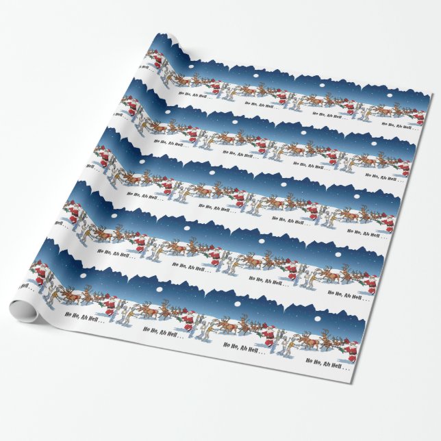Zombieangriff Sankt-Geschenk-Verpackung Geschenkpapier (Ungerollt)