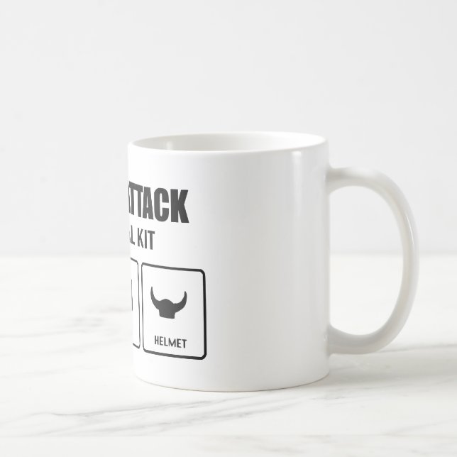 Zombieangriffs-Überlebensausrüstung Kaffeetasse (Rechts)