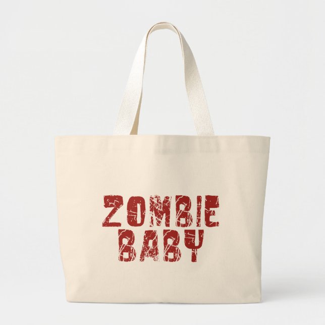 Zombiebaby Jumbo Stoffbeutel (Vorne)