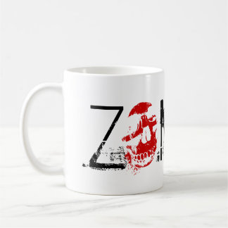 Zombieblut-Spritzer und roter Schädel - Tasse