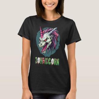 Zombiecorn Zombie Unicorn I Liebe Brainbows Punk H T-Shirt