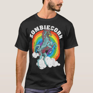 Zombiecorn Zombie Unicorn Liebe Halloween Tier T-Shirt