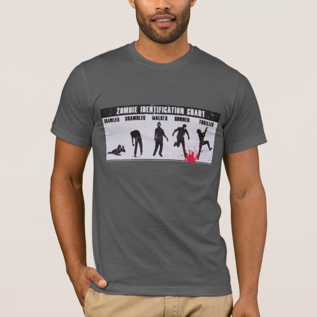 Zombiediagramm T - Shirt (Vorderseite)