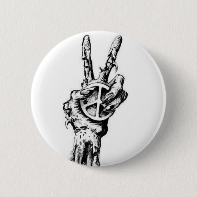 Zombiehand Button (Vorderseite)