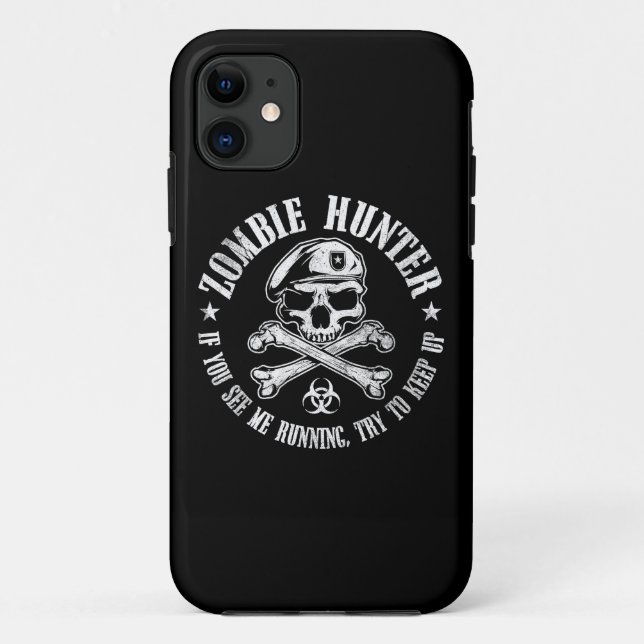 Zombiejäger Case-Mate iPhone Hülle (Rückseite)