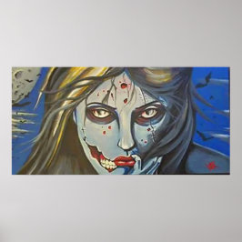 Zombiemädchenplakat Poster