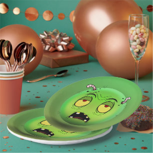 Zombiemoji-Pappteller Pappteller