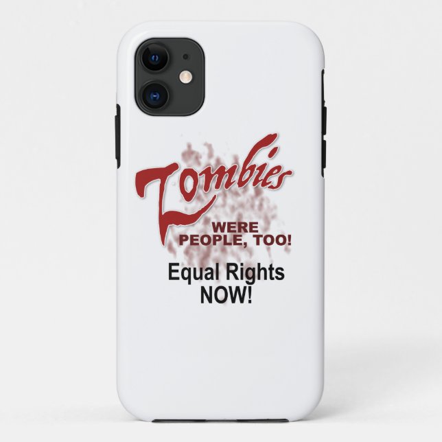 Zombien waren auch Menschen Case-Mate iPhone Hülle (Rückseite)
