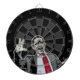 Zombieobama-Pfeil-Brett-Sets Dartscheibe