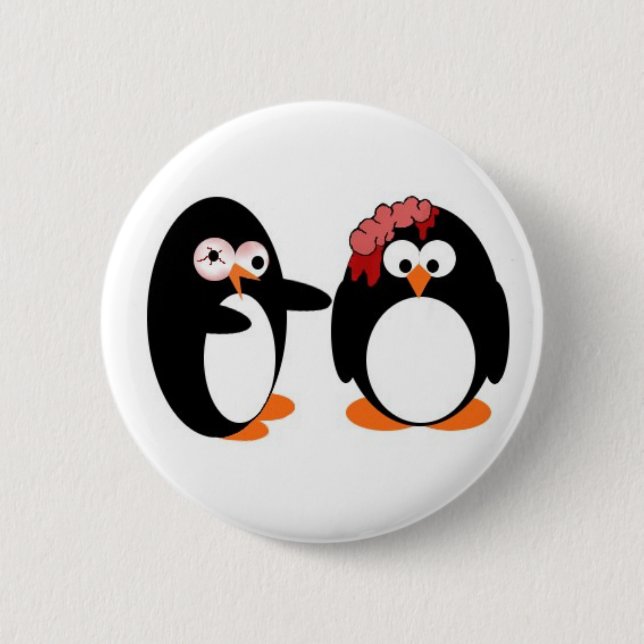 Zombiepenguin-Button Button (Vorderseite)
