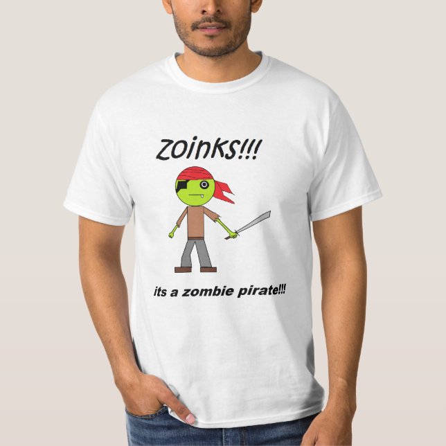 Zombiepirat T-Shirt (Vorderseite)