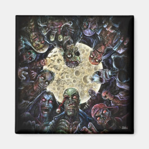 Zombies-Angriff (Zombie-Horde) Magnet