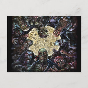 Zombies-Angriff (Zombie-Horde) Postkarte
