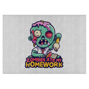 Zombies Ate Meine Hausaufgaben Schneidebrett