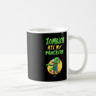 Zombies Ate My Pankreas T1D Typ 1 Diabetes Mädchen Kaffeetasse