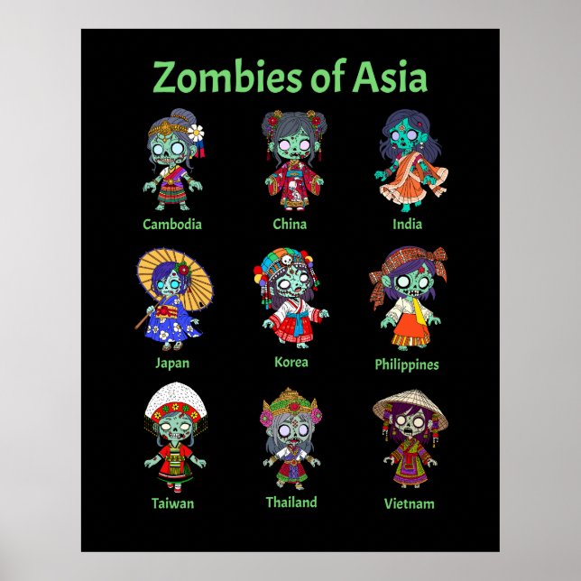 Zombies aus Asien Poster (Vorne)