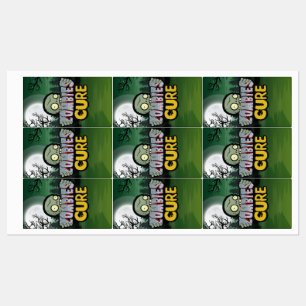 Zombies Cure Party Etiketten