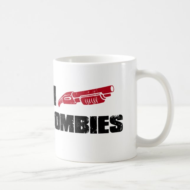 Zombies der Schrotflinte I Kaffeetasse (Rechts)