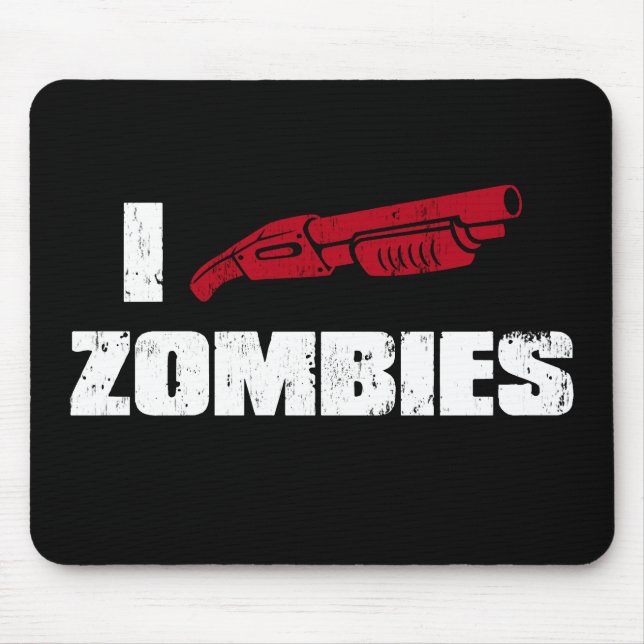 Zombies der Schrotflinte I Mousepad (Vorne)