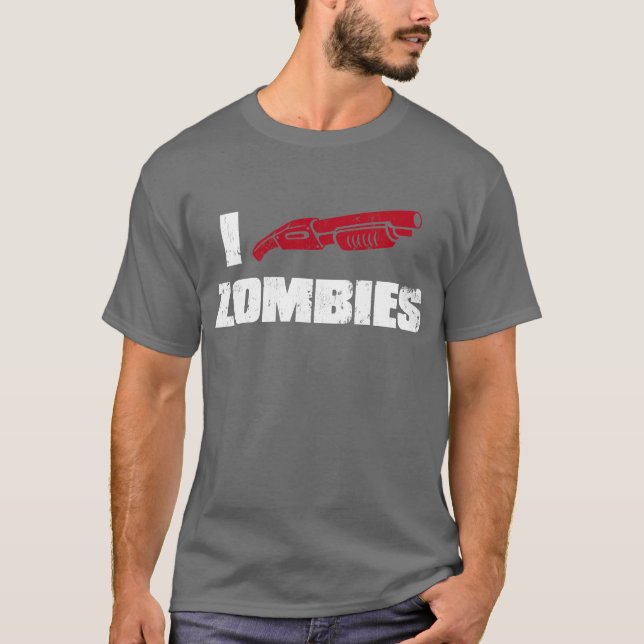 Zombies der Schrotflinte I T-Shirt (Vorderseite)