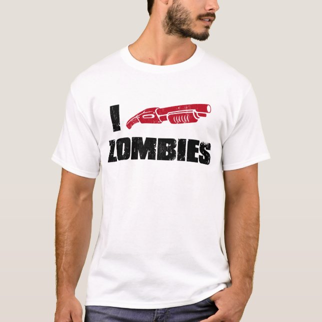 Zombies der Schrotflinte I T-Shirt (Vorderseite)
