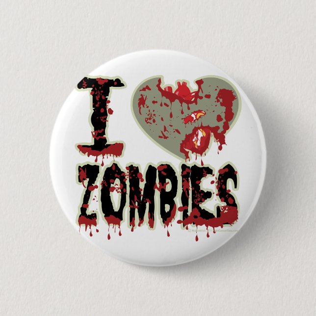 Zombies des Herzens I! Button (Vorderseite)