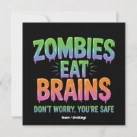 Zombies essen Gehirne? Mach dir keine Sorgen, du b