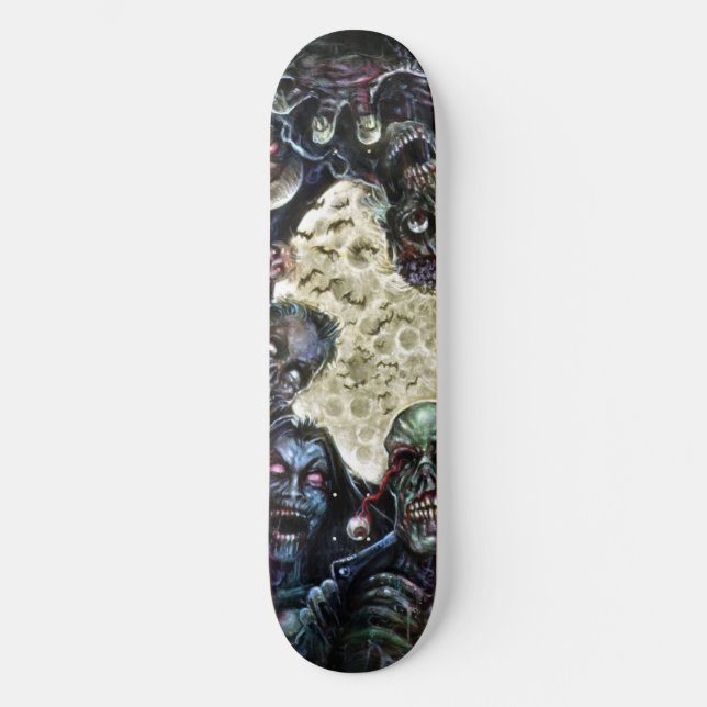 Zombies greifen an (Zombie-Horde) Skateboard (Vorderseite)
