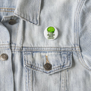 "Zombies haben mein Gehirn gefressen" Lustiges Hal Button