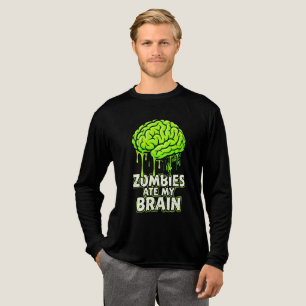 "Zombies haben mein Gehirn gefressen" Lustiges Hal Tri-Blend Shirt